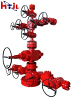 Unité de tête de puits API 6A type arbre de Noël, équipement d'extraction pétrolière et gazière, équipement de traitement du pétrole, équipement de champ pétrolier, marque HTJL