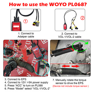 เครื่องทดสอบ WOYO PL068 EPS สำหรับมอเตอร์แร็คพวงมาลัยเพาเวอร์ไฟฟ้าของ <span class=keywords><strong>Volvo</strong></span> สำหรับการทดสอบบนแท่น - Product Image 6