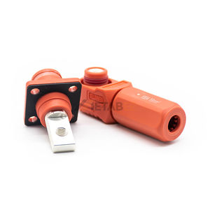 Conector de Plugue de Alta Tensão (HV) de Ângulo Reto de Núcleo Único 150A 1000V <span class=keywords><strong>DC</strong></span>, Terminal de Cabo para Armazenamento de Energia de Bateria 25mm², IP67 - Product Image 3