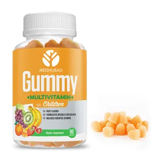 निजी लेबल मल्टीविटामिन Gummies बच्चों विटामिन ई, सी, डी, B1,B2, b12 Gummies प्रतिरक्षा स्वास्थ्य के लिए