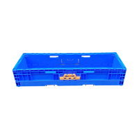 Caisse de rangement pliable en plastique JOIN, forme rectangulaire, pour usage industriel et commercial, prix en gros