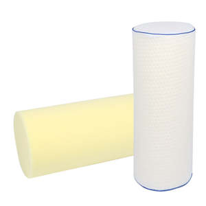 Oreiller cervical en mousse à mémoire <span class=keywords><strong>de</strong></span> forme-Oreiller <span class=keywords><strong>de</strong></span> soutien du cou rond <span class=keywords><strong>pour</strong></span> le sommeil, le <span class=keywords><strong>yoga</strong></span> et le soulagement <span class=keywords><strong>de</strong></span> la douleur (tête/cou/dos/jambes) - Product Image 1