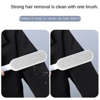 Brosse classique pour l'élimination des poils statiques à la maison, en plastique, pour animaux domestiques, chats, autocollants pour poils, draps, vêtements, grattoir