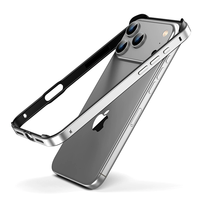Coque antichoc en aluminium pour iPhone 18 17 Pro Max, couleur violette, coque en métal pur pour iPhone 18 Pro