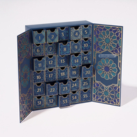 Caja de Regalo de Cartón Biodegradable para Eid Mubarak, con Diseño Personalizado, de Lujo, con Cajones, para Calendario de Ramadán