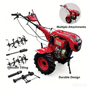 Mini Motocultor, Cultivador Agrícola de Gasolina para Jardín, Granja y Labranza de Terrenos Pequeños - Product Image 3