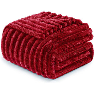 Ấm áp và ấm cúng chăn, rắn sọc thiết kế lông cừu chăn, siêu mềm chăn <span class=keywords><strong>flannel</strong></span> chăn cho mùa đông - Product Image 3