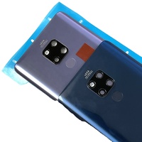 Coque de batterie d'origine pour Huawei Mate 20 X EVR-L29 + cadre de caméra pour Huawei Mate 20X Mate20 X, coque arrière + autocollant