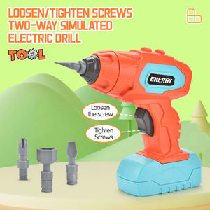 2024 Trẻ Em Mô Phỏng Khoan Và Vít Lắp Ráp Vai Trò Chơi Cậu Bé Công Cụ Đồ Chơi Hộ Gia Đình Công Cụ Đồ Chơi Cơ Khí Hộp Công Cụ Thiết Lập Cho Trẻ Em - Product Image 3