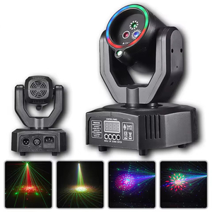 <span class=keywords><strong>Mini</strong></span> lumières laser disco mobiles DMX512 compactes, éclairage de scène RGBW pour les événements de club, les mariages, émettant des couleurs dynamiques - Product Image 1