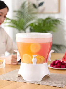 Bouilloire à eau avec distributeur de boissons, seau de rangement pour boissons froides et limonade, organisateurs de réfrigérateur extérieur - Product Image 2
