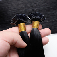 Vente en gros de la meilleure qualité de cheveux vierges vietnamiens à 100 %, extensions de cheveux à pointe en K en kératine, micro-extensions à pointe plate italienne, fournisseur de cheveux humains naturels