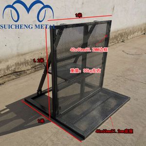 Barriere di folla in alluminio per il controllo della folla Mojo barriere per concerti in cemento - Product Image 4