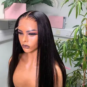 Wholesale Raw Virgin HD Lace Wigs,Bone Straight HD Full Lace Wig 180% Density,HD Lace Raw Wigs For Black women With Baby Hair