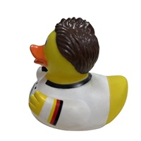 Article promotionnel : Canard de bain pour bébé, petit jouet canard, jouet en caoutchouc multicolore fabriqué en Chine