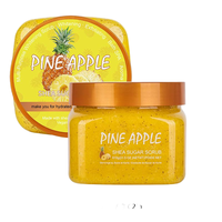 Gommage corporel hydratant et exfoliant au sucre de karité et hibiscus rose, parfum hibiscus rose, pour tous types de peaux
