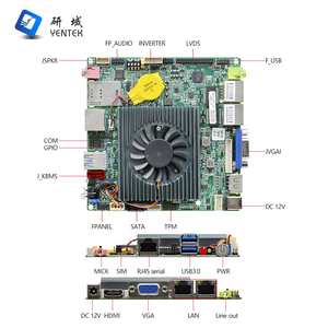 Carte mère industrielle Nano N97 DDR4 M.2 VGA HD LVDS 4K Display 2 LAN RJ45 Serial COM - Product Image 3