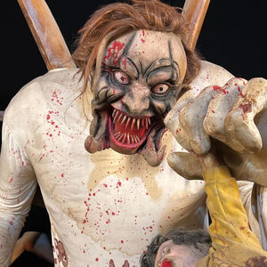 DINOSKY Casa Fantasma Animatrónica Animal Terror Sala de <span class=keywords><strong>Escape</strong></span> Diseño de Casa Embrujada Modelo Animado para Parque de Diversiones - Product Image 1