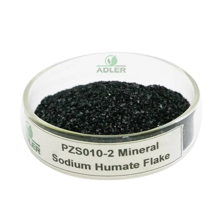 Fertilizante casero para plantas de interior Fertilizante de suelo natural Fertilizante en polvo de ácido húmico en escamas de humato de sodio súper mineral