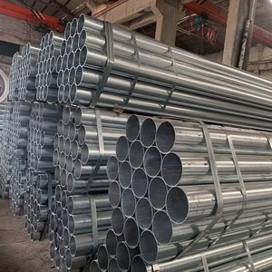 <span class=keywords><strong>Tube</strong></span> en <span class=keywords><strong>acier</strong></span> rond galvanisé à haute teneur en zinc 200g/m², antirouille, pour serres et échafaudages, emballage en lot, exportation maritime - Product Image 3