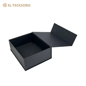 Kundendefinierte luxuriöse Parfümbox Verpackung schwarze Grundlage und Deckel Parfümverpackungsbox für 10 ml 15 ml Parfümflasche