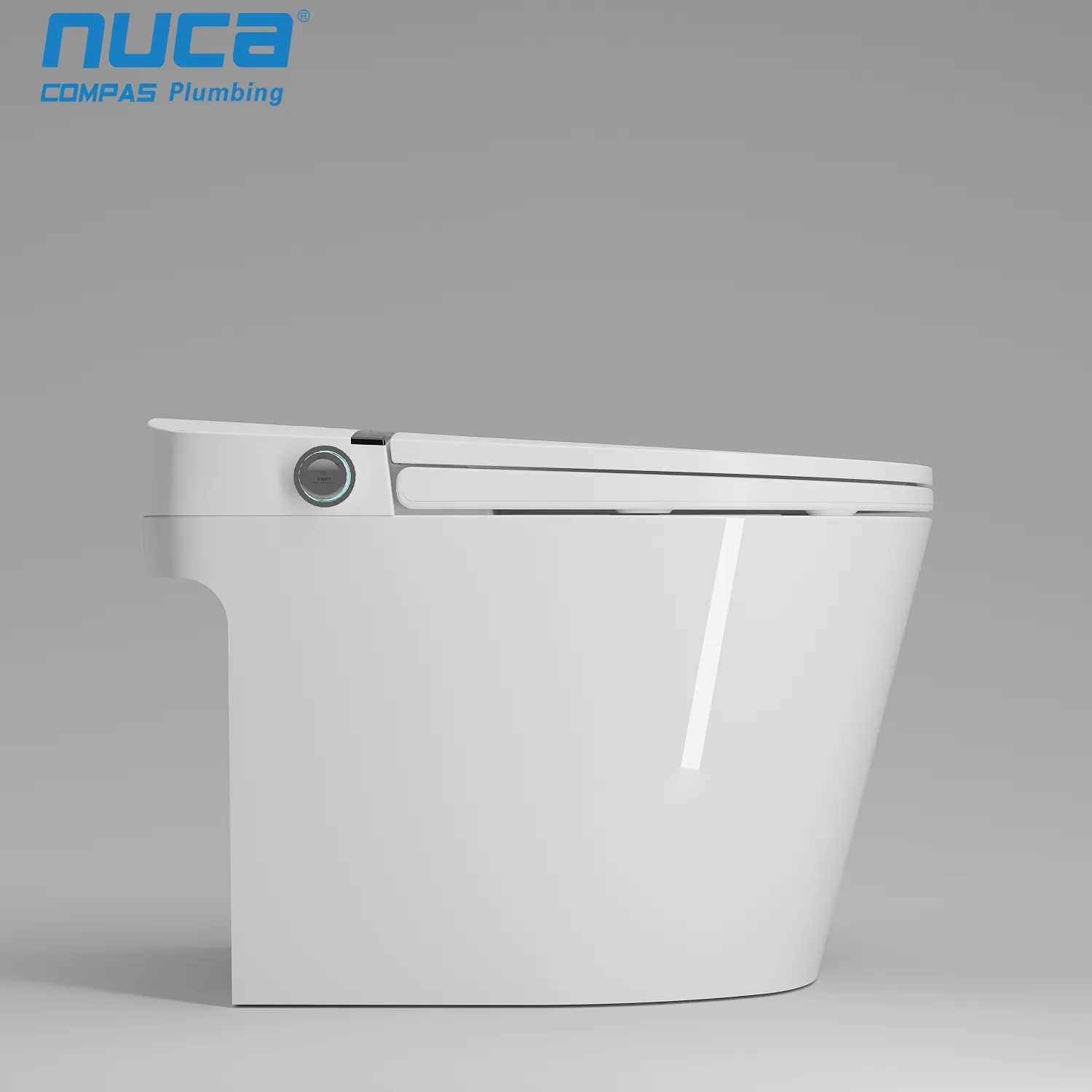 NUCA yeni tasarım filigran belgelendirme uzaktan kumanda ile modern akıllı tuvalet otomatik akıllı tuvalet