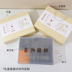 กล่องของขวัญผ้าขนหนูสามชิ้นแบบกำหนดเอง ผ้าฝ้ายเส้นใยยาว ย้อมสี ซึมซับได้ดี ไม่เป็นขุย ชุดของขวัญธุรกิจสุดหรู ปรับแต่งได้ - Product Image 1