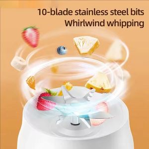 500Ml Portable Electric Blender 40W Usb Rechargeable Cordless High Powerful Juicer Cup for Smoothie Milkshake <b>Juice</b> Food - Product Image 3
