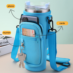 Bolsa de Transporte <span class=keywords><strong>para</strong></span> Botella de Agua de Neopreno con Correa y Bolsillo <span class=keywords><strong>para</strong></span> Teléfono <span class=keywords><strong>para</strong></span> Termo Stanley de 40 oz, Venta al por Mayor - Product Image 5