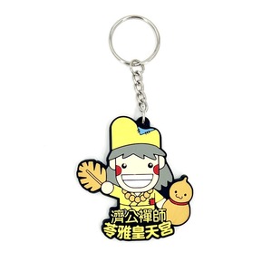 Custom Soft PVC Keychain 3D Cartoon Logo Key Ring With Lobster Clasp Promotional Gift - Product Image 3