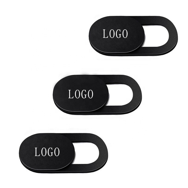 Custom Logo Laptop Tablet PC Webcam Cover Plastic Slide Camera Security Shield for Privacy Protection Cell Phone Friendly