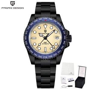 PAGANI DESIGN PD-1758 GMT NH34 Map Dial Luxury Men <b>Watch</b> Fashion Automatic Mechanical <b>Watch</b> for Men Sapphire Automatic <b>Watches</b> - Product Image 5
