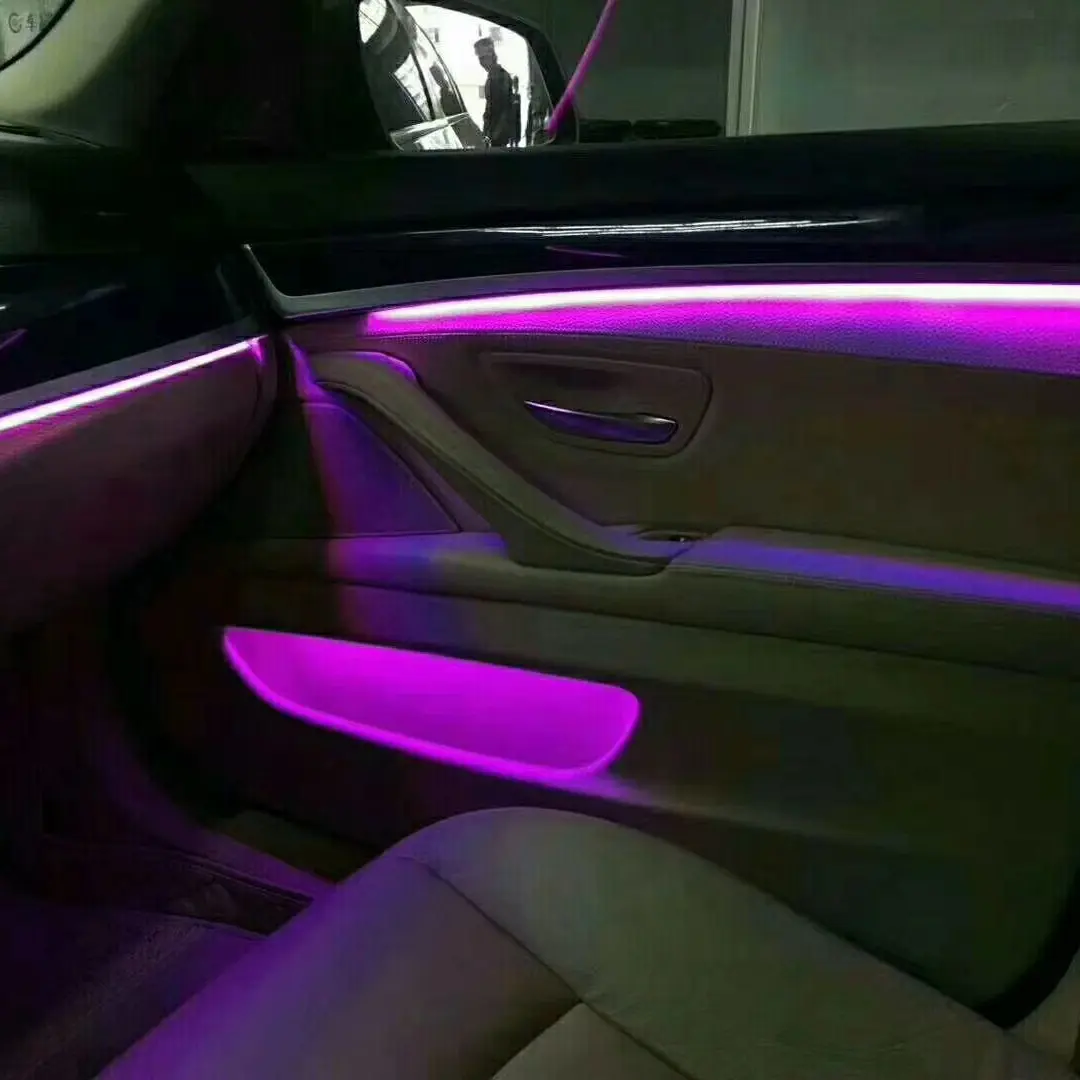 نظام إضاءة ليد أوتوماتيكي ، ألوان إضاءة جو السيارة ، محيط 5 سلسلة F10 F18