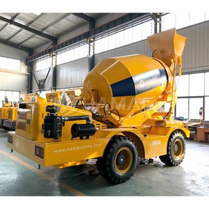 Vente en gros usine Nouveau design HAMAC 3.5cbm Camion malaxeur à béton autochargeur avec remorque, malaxeuse à boue de chantier et cabine - Product Image 6