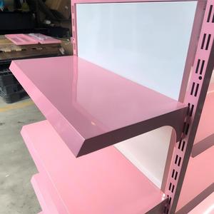 Estante Cosmético con Caja de Luz, Estantes Ajustables para Tienda de Cosméticos, Vitrina Cosmética Rosa para <span class=keywords><strong>Supermercado</strong></span> - Product Image 2