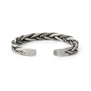 Trendy Vintage Tone intrecciato intrecciato tailandese originale fatto a mano <span class=keywords><strong>per</strong></span> feste regalo braccialetti di apertura unici squisiti <span class=keywords><strong>per</strong></span> gli uomini - Product Image 5