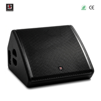 Altavoz Profesional para Escenario Lasesound TNW112 de 12 Pulgadas, 450W RMS, 132dB SPL Máximo, Controlador de Alta Frecuencia de 3 Pulgadas, Madera Contrachapada de Abedul, Altavoz PA, CE RoHS