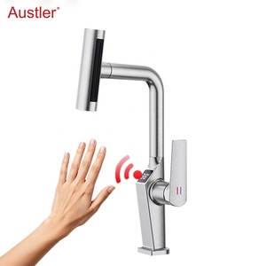 trou tasse rondelle mat noir en acier inoxydable retirer pulvérisateur évier robinet de <span class=keywords><strong>cuisine</strong></span> avec verre rinceur - Product Image 4