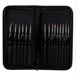 15 pezzi pennelli per pittura a olio in acrilico con scritta ad acquerello Set di colori per artisti con dettagli in miniatura - Product Image 5