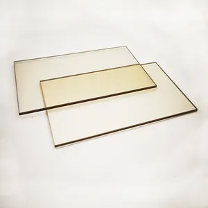 Özel ısıya dayanıklı seramik cam ocak cam Panel şömine seramik cam Panel