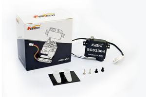 Servo SCS 2304 Ukuran Mikro 6V 3kg.cm Casing Aluminium Gear Baja Coreless Serial Bus untuk Sambungan Robot, Pendidikan STEM, Proyek <span class=keywords><strong>Maker</strong></span> - Product Image 5