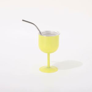 Vaso de chupito de vino al por mayor, mini vaso de doble pared de acero inoxidable, a prueba de fugas, personalizado, 4 oz, con tapa, pajita y aislamiento al vacío, ideal para regalo de fiesta. - Product Image 3