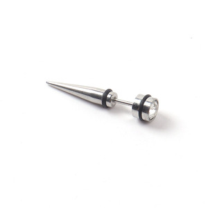 Zaya Body Jewelry Par de Túneles y Plugs de Acero Inoxidable 316L para Agrandamiento de Orejas, Kit de Calibres 1/2 9/16 00g-14g (9/16") - Product Image 2