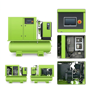 Compresor de Aire Portátil Industrial de 7.5KW, 4 en 1, Todo en Uno, 10HP, 11KW, 15KW, Compresor de Aire de Tornillo Eléctrico para Taller Automotriz - Product Image 2