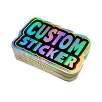 Etiqueta de Vinilo Personalizada con Impresión de Serigrafía, Adhesiva, Holográfica, Láser, Metálica Plateada Brillante, Resistente al Agua, Acabado Brillante, 0.1mm de Grosor