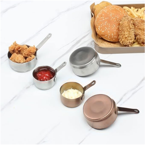 Tazón para Salsas de Acero Inoxidable, Recipiente para Vinagre, Mini Salsera, Tazones Pequeños para Salsas - Product Image 4