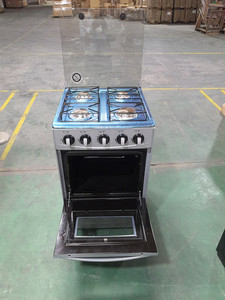 Four à gaz autonome <span class=keywords><strong>Gensun</strong></span>, vente directe d'usine, pas cher, 20 pouces, quatre brûleurs, cuisinière à gaz peinte en blanc - Product Image 3