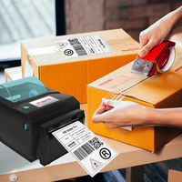 Printer Label Thermal N-mark 200DPI 4 X 6 USB untuk Pengiriman, Cocok untuk Usaha Kecil