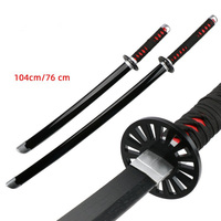 Épée en bois Demon Slayer Nichirin Blade COS Tanjiro et Zenitsu Agatsuma en bambou