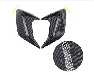 Z-246 Simulación <span class=keywords><strong>de</strong></span> Aletas <span class=keywords><strong>de</strong></span> Tiburón para Coche, Salida <span class=keywords><strong>de</strong></span> Aire Lateral, Decoración para Capó del Motor, Adhesivo para Coche, Suministros <span class=keywords><strong>de</strong></span> Modificación - Product Image 6